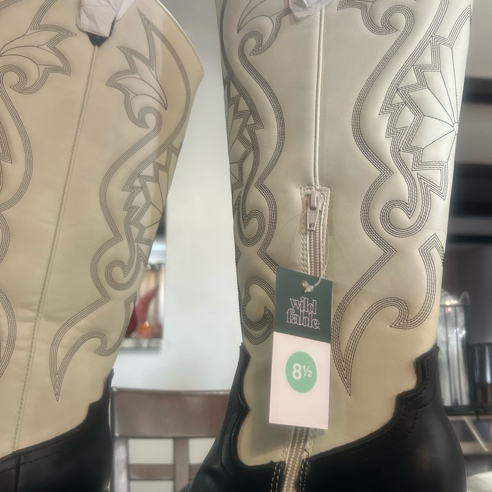 Wild Fable Two-Tone Cowboy Boots